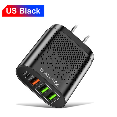 PD USB 20W gyorstöltő gyorstöltő 3.0 adapter laptophoz Macbook Air Pro iPad iPhone15 Pro Samsung Xiaomi táblagép EU/US csatlakozó