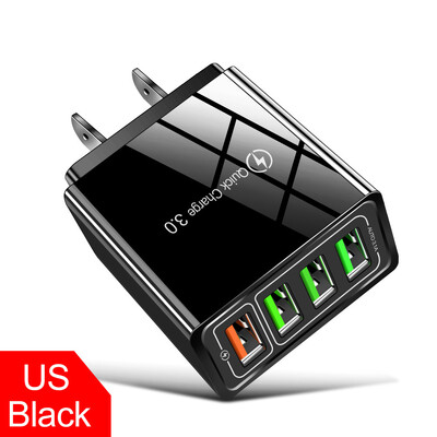 3.1A USB gyorstöltő QC3.0 mobiltelefon gyorstöltő adapter laptophoz Macbook Air iPad iPhone15 Pro Samsung Xiaomi táblagépekhez