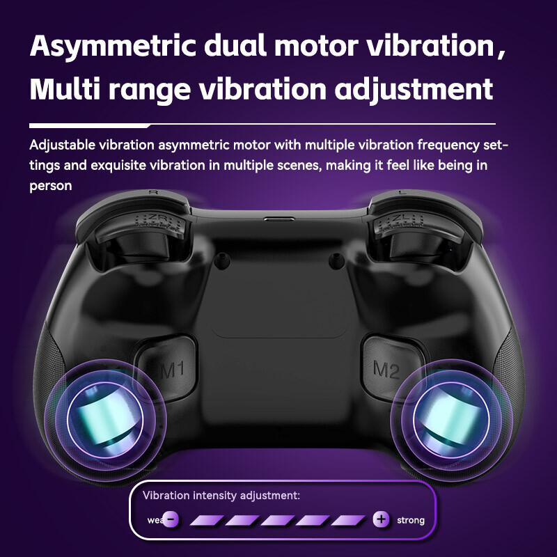 Z01 Ασύρματο χειριστήριο παιχνιδιών Bluetooth 6-Axis Motion Sensor Support Turbo Programmable Hall Joystick for Switch Steam PS3 PS4 PC