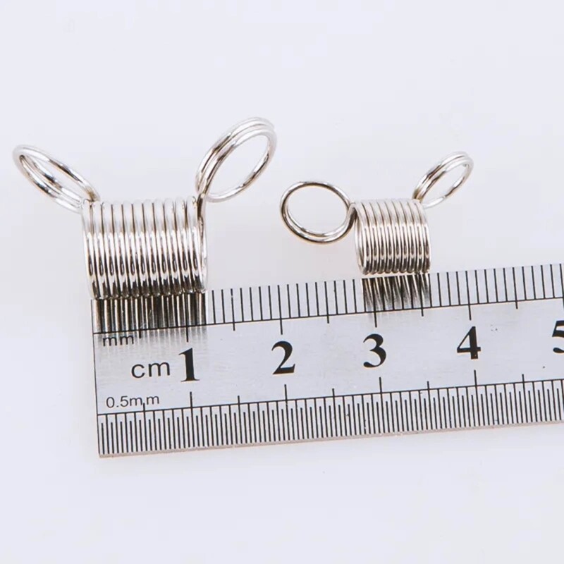 10 tk helmeste stopper Mini vedruklambrid loomingulised helmeste traadiotsad ehete valmistamise tööriist käsitsi valmistatud käevõrude kaelakee jaoks