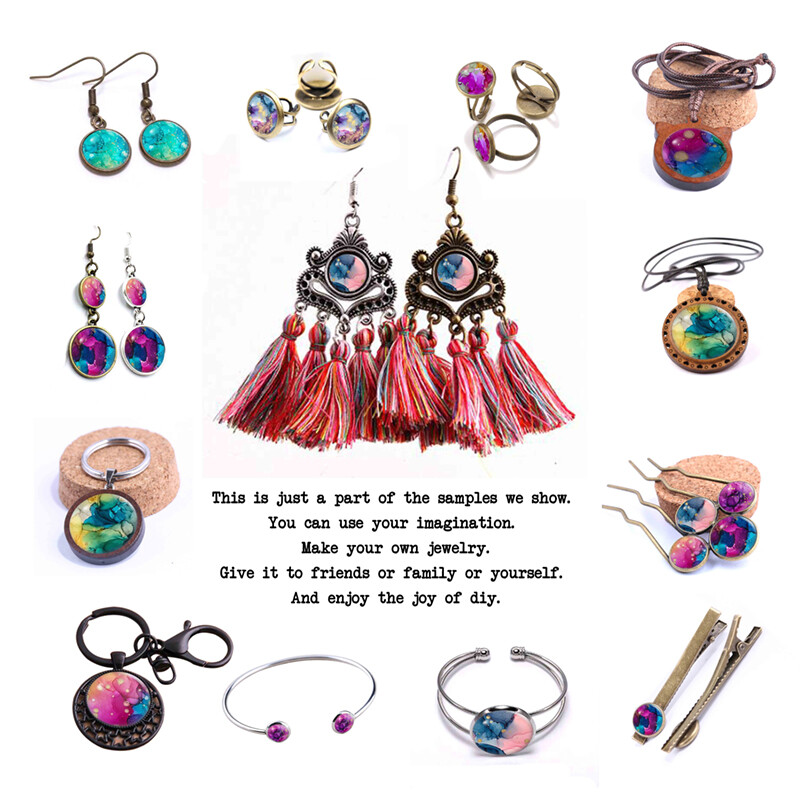 Rankų darbo gyvūnų atspaudai Oda Leopardas Safari Apvalus Nuotraukų Stiklo Kabošonai Demo Plokščia nugara „Pasidaryk pats“ papuošalai „Pasidaryk pats“