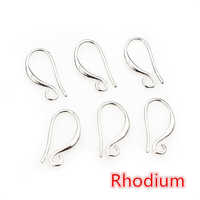 20 vnt 17x9mm sidabro aukso spalvos žalvario auskarai. Išvados Auskarai Užsegimai Kabliukai Viela „Pasidaryk pats“ papuošalų kūrimo priedai Ausinių reikmenys