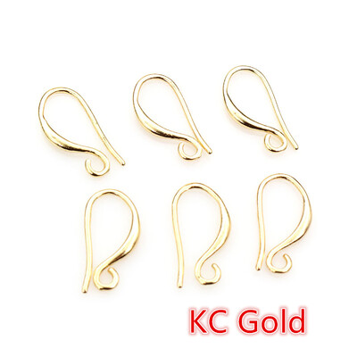 20 vnt 17x9mm sidabro aukso spalvos žalvario auskarai. Išvados Auskarai Užsegimai Kabliukai Viela „Pasidaryk pats“ papuošalų kūrimo priedai Ausinių reikmenys