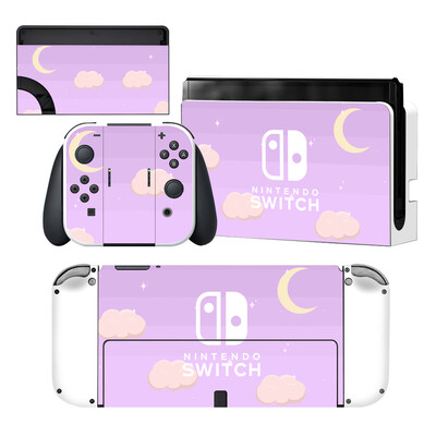 Starry Sky Star Nintendoswitch Skin Cover Sticker Decal pentru Nintendo Switch OLED Consola Joy-con Controller Dock Skin Vinyl