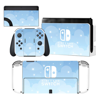 Starry Sky Star Nintendoswitch Skin Cover Sticker Decal pentru Nintendo Switch OLED Consola Joy-con Controller Dock Skin Vinyl