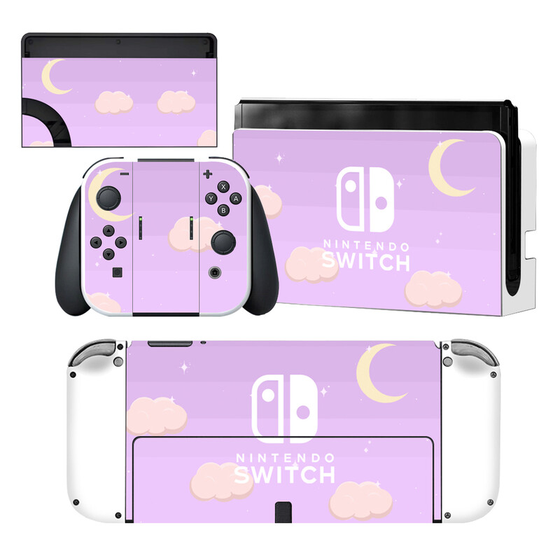 Starry Sky Star Nintendoswitch Skin Cover Sticker Decal pentru Nintendo Switch OLED Consola Joy-con Controller Dock Skin Vinyl