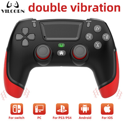 Kontroler za igre za PS3 PS4 Slim Pro Control PC bežični gamepad za iOS Android mobilni telefon Joystick s vibracijom 6 Axis