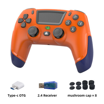 Žaidimų valdiklis, skirtas PS3 PS4 Slim Pro Control PC belaidis žaidimų pultelis skirtas iOS Android mobiliojo telefono vairasvirtė su 6 ašių vibracija