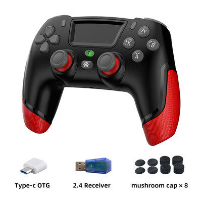 Žaidimų valdiklis, skirtas PS3 PS4 Slim Pro Control PC belaidis žaidimų pultelis skirtas iOS Android mobiliojo telefono vairasvirtė su 6 ašių vibracija