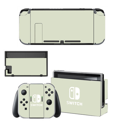Skin autocolant protector de culoare roz pur purpuriu pentru consola Nintendo Switch NS Dock încărcător suport suport Joy-con controler vinil