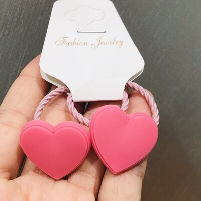 2db Szoknya masni Szív Szerelem Haj Kiegészítők Gyermek gumiszalagok Scrunchik Rugalmas hajgumik Lányok Fejfedők Díszek Nyakkendők