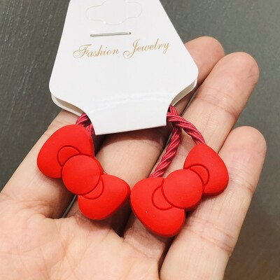 2db Szoknya masni Szív Szerelem Haj Kiegészítők Gyermek gumiszalagok Scrunchik Rugalmas hajgumik Lányok Fejfedők Díszek Nyakkendők