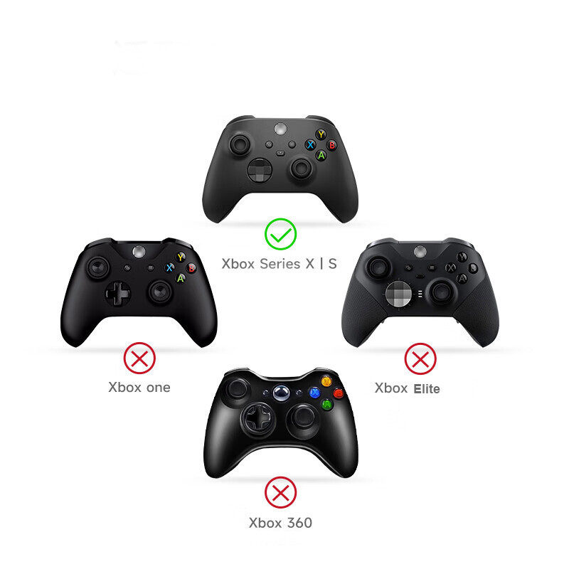 Egyedi csúszásgátló izzadságelnyelő kontroller markolat bőrmatricák Xbox Series SX vezeték nélküli vezérlőtok védelmére