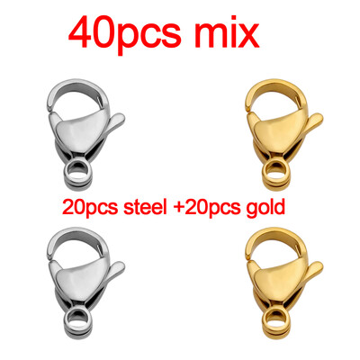 20-40 komada Pozlaćena kopča za jastoga od nehrđajućeg čelika, kopča za narukvicu, ogrlicu, lanac, pribor za izradu nakita.