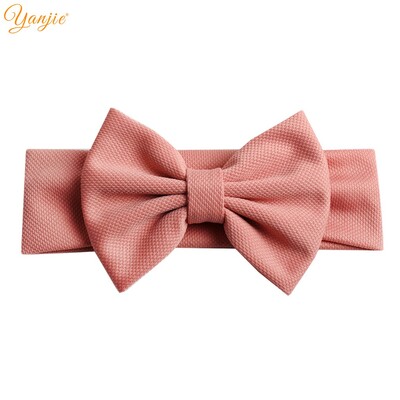 YANJIE 2023 Nová 5-palcová mašle do vlasov, čelenka pre dievčatá, elegantná jarná čelenka do vlasov, gumičky do vlasov pre deti, DIY dievčenské vlasové doplnky, pokrývky hlavy