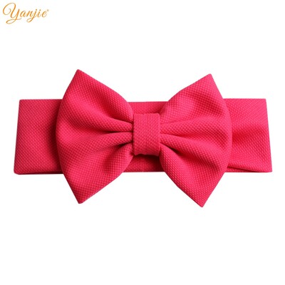 YANJIE 2023 Nová 5-palcová mašle do vlasov, čelenka pre dievčatá, elegantná jarná čelenka do vlasov, gumičky do vlasov pre deti, DIY dievčenské vlasové doplnky, pokrývky hlavy