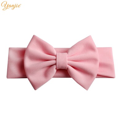 YANJIE 2023 Nová 5-palcová mašle do vlasov, čelenka pre dievčatá, elegantná jarná čelenka do vlasov, gumičky do vlasov pre deti, DIY dievčenské vlasové doplnky, pokrývky hlavy