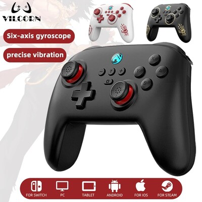 Switch Pro Controller Wireless Game Gamepad priekš Nintendo Switch OLED/Lite Joyestick datoram/Steam Deck Yuzu Controle