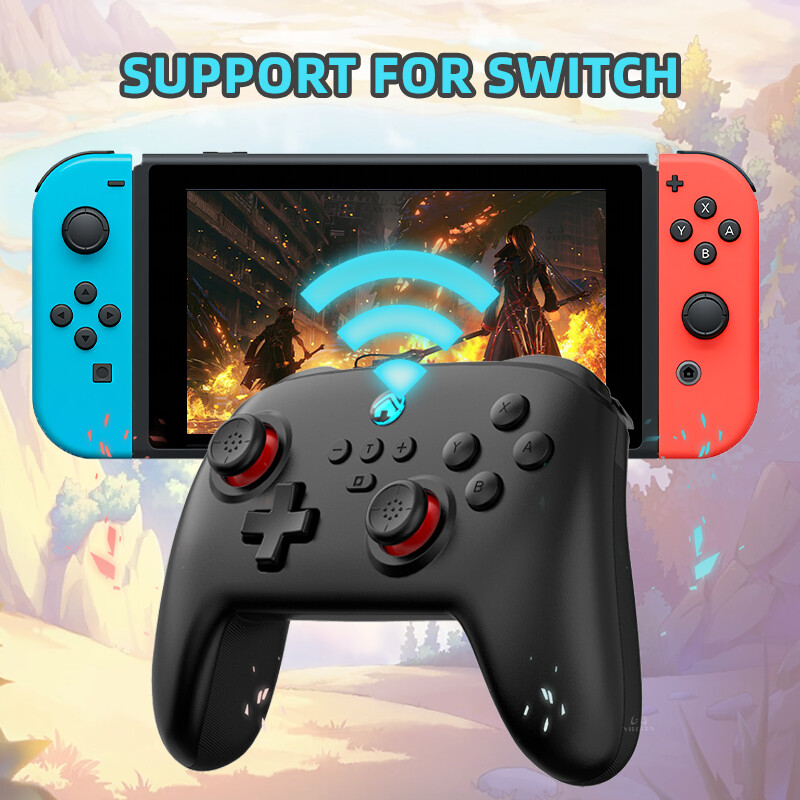 Switch Pro Controller Wireless Game Gamepad priekš Nintendo Switch OLED/Lite Joyestick datoram/Steam Deck Yuzu Controle