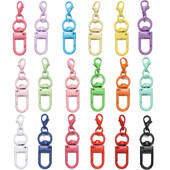 5/10 τεμ. Πολύχρωμοι γάντζοι από κράμα Snap Lobster κούμπωμα με κούμπωμα αστακού 14 χιλιοστών για DIY τσάντες κλειδιού μενταγιόν Αξεσουάρ Χονδρική