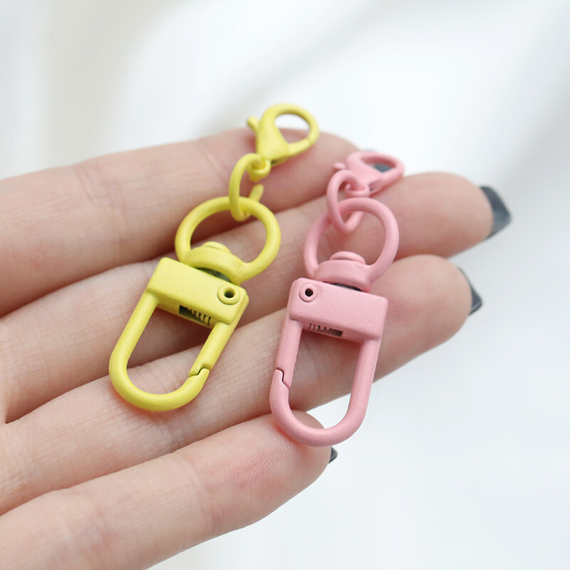 5/10kom šarenih kukica s kopčom od legure s jastogom od 14 mm za DIY privjeske za ključeve, torbe, privjeske, dodatke, veleprodaja