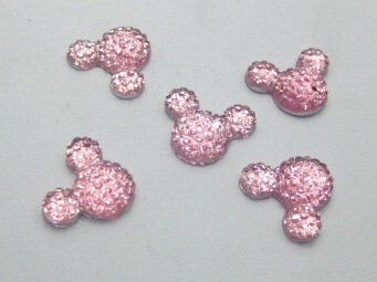 100 komada akrilnih kamenčića s ravnom pozadinom od smole za miševe 14X12 mm