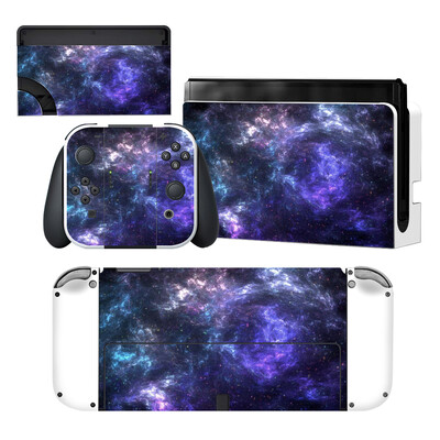 Αυτοκόλλητο αυτοκόλλητο καλύμματος δέρματος Starry Sky Star Nintendoswitch για Nintendo Switch OLED κονσόλα Joy-con Controller Dock Vinyl