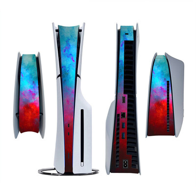 Skin Sticker for PlayStation 5 Slim PS5 Slim Disc Version & Digital Version Console Decoration Strip Center Αυτοκόλλητα Skins Decal