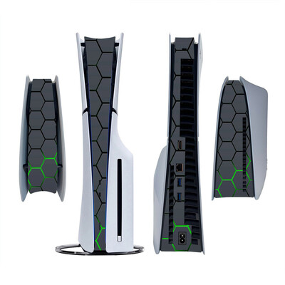 Skin Sticker for PlayStation 5 Slim PS5 Slim Disc Version & Digital Version Console Decoration Strip Center Αυτοκόλλητα Skins Decal