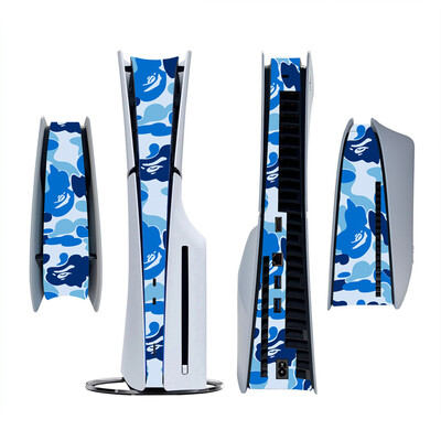 Skin Sticker for PlayStation 5 Slim PS5 Slim Disc Version & Digital Version Console Decoration Strip Center Αυτοκόλλητα Skins Decal