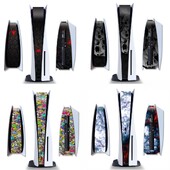 Samolepka na strednú časť pre PlayStation 5, PS5, verzia pre disk a digitálnu verziu konzoly, univerzálny dekoračný prúžok, stredové nálepky