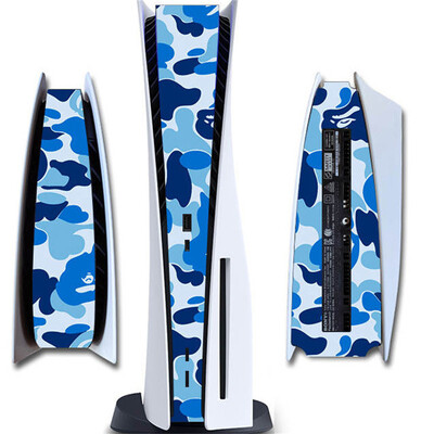 Samolepka na strednú časť pre PlayStation 5, PS5, verzia pre disk a digitálnu verziu konzoly, univerzálny dekoračný prúžok, stredové nálepky