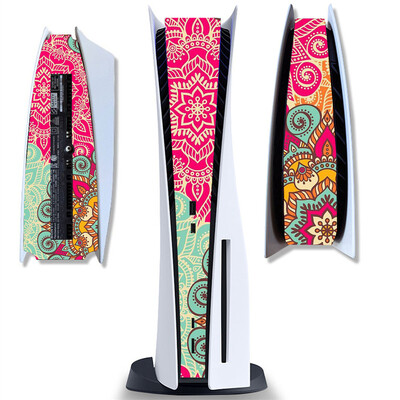 Samolepka na strednú časť pre PlayStation 5, PS5, verzia pre disk a digitálnu verziu konzoly, univerzálny dekoračný prúžok, stredové nálepky