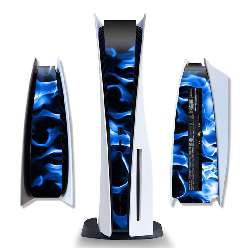 Samolepka na strednú časť pre PlayStation 5, PS5, verzia pre disk a digitálnu verziu konzoly, univerzálny dekoračný prúžok, stredové nálepky