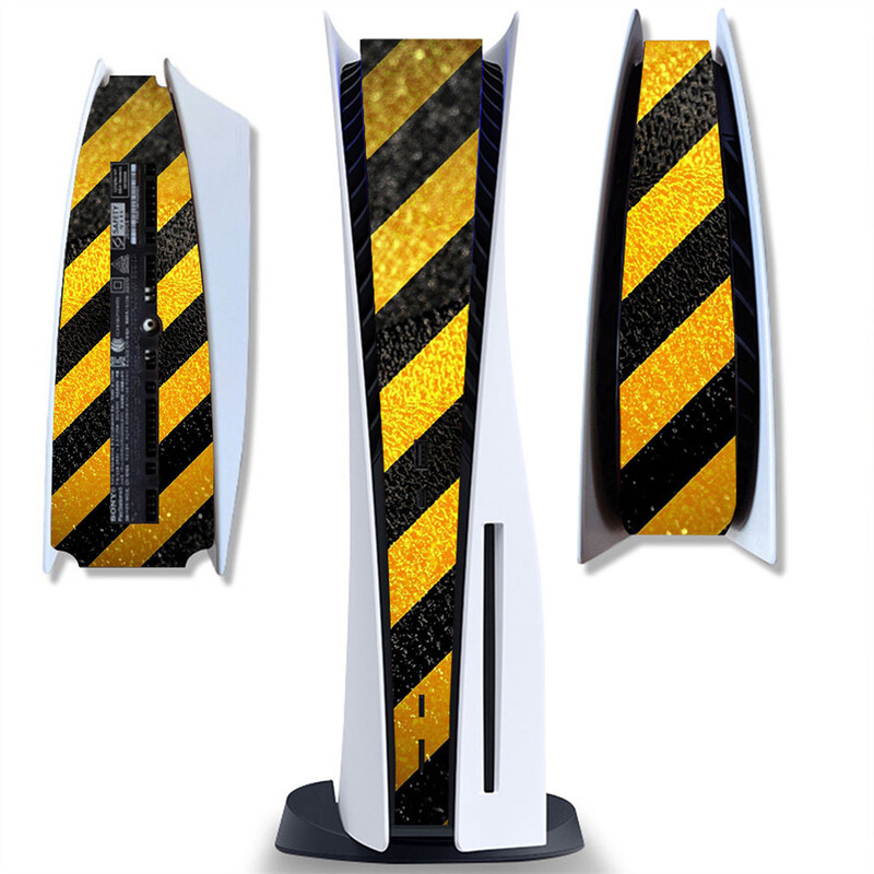 Samolepka na strednú časť pre PlayStation 5, PS5, verzia pre disk a digitálnu verziu konzoly, univerzálny dekoračný prúžok, stredové nálepky