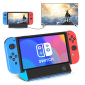 Prijenosna baza dock stanice za punjenje s 4K HDMI adapterom/USB 2.0/priključkom tipa C za Nintendo Switch OLED dock