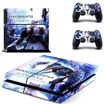 Monster Hunter World PS4 Skin Sticker Decal Cover Protector For Console and Controller Skins Vinyl