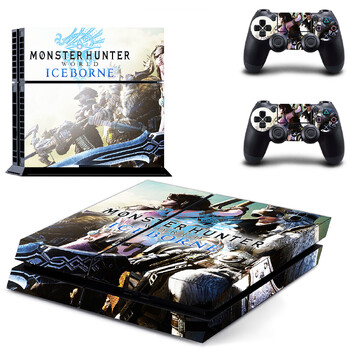 Monster Hunter World PS4 Skin Sticker Decal Cover Protector For Console and Controller Skins Vinyl