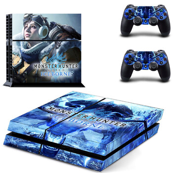 Monster Hunter World PS4 Skin Sticker Decal Cover Protector For Console and Controller Skins Vinyl