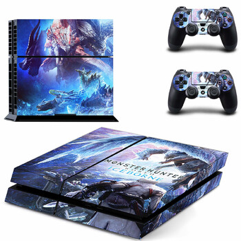 Monster Hunter World PS4 Skin Sticker Decal Cover Protector For Console and Controller Skins Vinyl