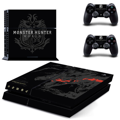 Monster Hunter World PS4 Skin Sticker Decal Cover Protector pentru Consolă și Controller Skins Vinil