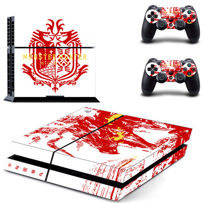 Monster Hunter World PS4 odos lipduko lipduko dangtelio apsauga, skirta konsolės ir valdiklio dangoms, vinilo