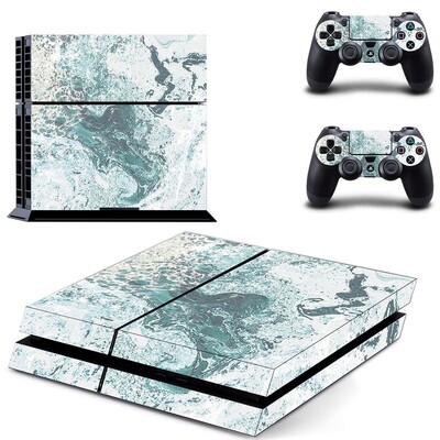 Marmora akmens PS4 uzlīmes Play Station 4 apvalks PS 4 uzlīmes uzlīmes vāciņš PlayStation 4 PS4 konsolei un kontroliera apvalki, vinils