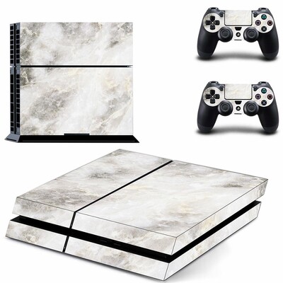 Marmora akmens PS4 uzlīmes Play Station 4 apvalks PS 4 uzlīmes uzlīmes vāciņš PlayStation 4 PS4 konsolei un kontroliera apvalki, vinils
