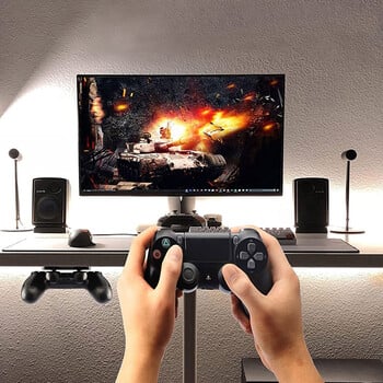 Нов 1бр висяща скоба за закачалка за PS5/PS4 контролер закачалка стойка за съхранение геймпад кука държач аксесоари за игри ABS багажник