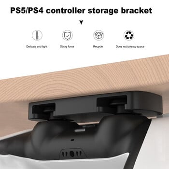 Нов 1бр висяща скоба за закачалка за PS5/PS4 контролер закачалка стойка за съхранение геймпад кука държач аксесоари за игри ABS багажник