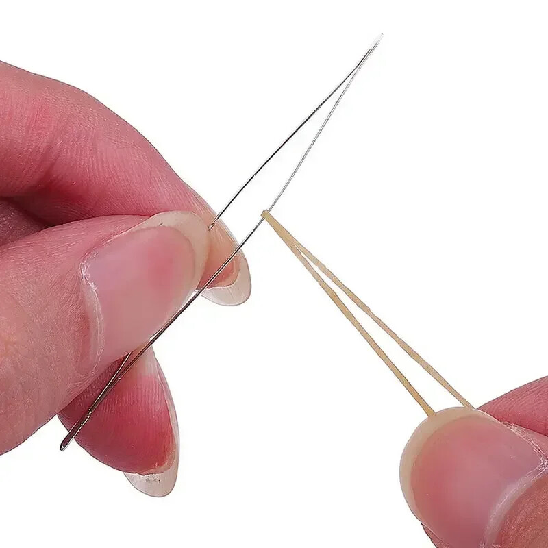 10/5 bucăți ace de mărgele Ace de mărgele de semințe Big Eye DIY cu mărgele pliabile ace de mărgele Ace deschise pentru instrumente de fabricare de bijuterii