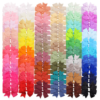 10/20 ks stuhy Grosgrain, jednoliate, 3,5 palcové mašle do vlasov so sponou pre dievčatá, sponky do vlasov, sponky do vlasov, pokrývky hlavy, detské vlasové doplnky