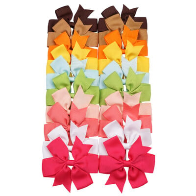 10/20 ks stuhy Grosgrain, jednoliate, 3,5 palcové mašle do vlasov so sponou pre dievčatá, sponky do vlasov, sponky do vlasov, pokrývky hlavy, detské vlasové doplnky