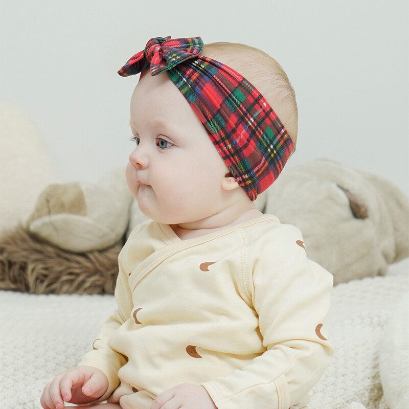 Bentita de păr cu fundă pentru nou-născut pentru copii, fete, cu elastic, pentru protecția capului, accesorii pentru păr pentru sugari